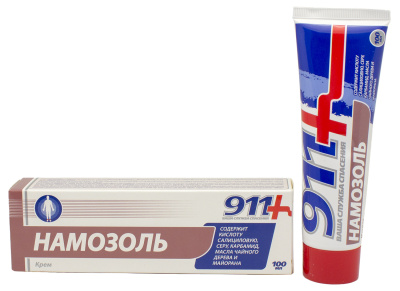 911 КРЕМ ДЛЯ УДАЛЕНИЯ СУХИХ МОЗОЛЕЙ НАМОЗОЛЬ 100МЛ/ТВИНС ТЭК/ фото в интернет-аптеке Склад Лекарств