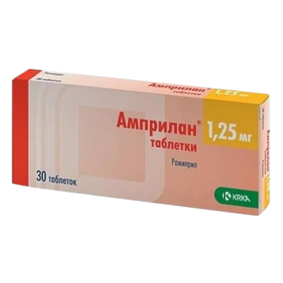 АМПРИЛАН ТАБ 1,25МГ №30 фото в интернет-аптеке Склад Лекарств