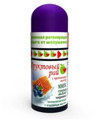 ФРУКТОВЫЙ РАЙ ПОМАДА ГИГИЕНИЧЕСКАЯ ЧЕРНИКА 3,5Г фото в интернет-аптеке Склад Лекарств