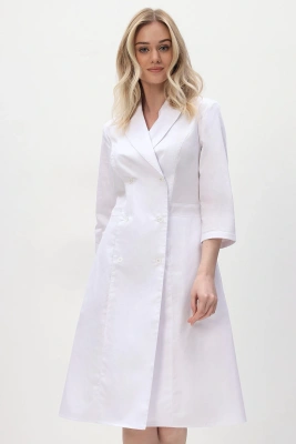 ХАЛАТ МЕДИЦИНСКИЙ ЖЕНСКИЙ DOCTOR BIG 2-83-24-3 ULTRA, 3/4 РУК, ПУГ 0, НЕТ, 54 РАЗМЕР, 170-176 фото в интернет-аптеке Склад Лекарств