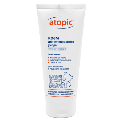 АТОПИК КРЕМ ДЛЯ ЕЖЕДНЕВНОГО УХОДА 200МЛ фото в интернет-аптеке Склад Лекарств