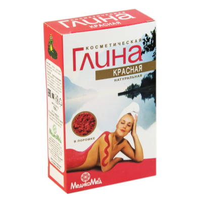 ГЛИНА КОСМЕТИЧ КРАСНАЯ 100Г/МЕДИКОМЕД/ фото в интернет-аптеке Склад Лекарств