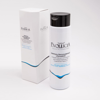 ТАМБУЭЛЬ ЭВОЛЮЦИЯ ШАМПУНЬ БЕССУЛЬФ ГРЯЗЕВОЙ С БИОАК КОМПЛЕКСОМ Д/ПРЕДОТВР ПЕРХОТИ 250МЛ фото в интернет-аптеке Склад Лекарств