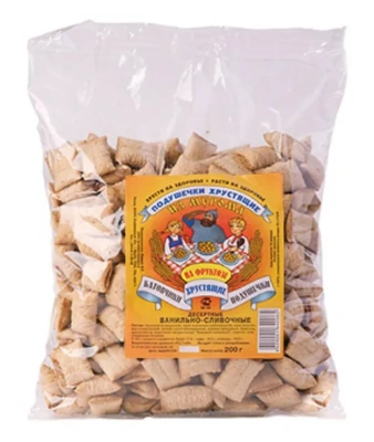 ПОДУШЕЧКИ ХРУСТЯЩИЕ НА ФР ВАНИЛЬНО-СЛИВОЧНЫЕ 200Г фото в интернет-аптеке Склад Лекарств