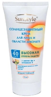 САН СТАЙЛ КРЕМ СОЛНЦЕЗАЩИТНЫЙ SPF40 75МЛ фото в интернет-аптеке Склад Лекарств
