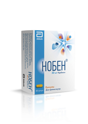 НОБЕН КАПС 30МГ №30/БИННОФАРМ/ фото в интернет-аптеке Склад Лекарств