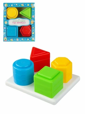 ИГРУШКА ЧУДО-ПИРАМИДКА ЛОГИЧЕСКАЯ фото в интернет-аптеке Склад Лекарств