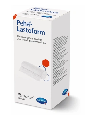ХАРТМАНН БИНТ ПЕХА-LASTOFORM ЭЛАСТИЧНЫЙ ФИКСИРУЮЩИЙ 10СМХ4М №1 фото в интернет-аптеке Склад Лекарств