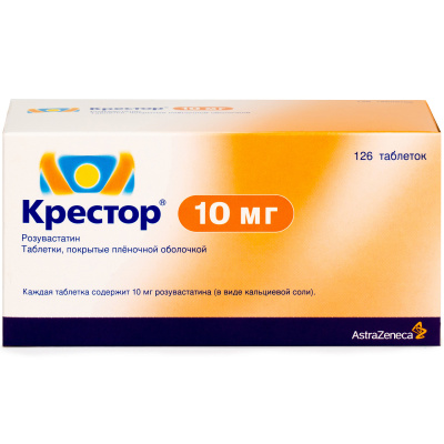 КРЕСТОР ТАБ П/О 10МГ №126 Д фото в интернет-аптеке Склад Лекарств