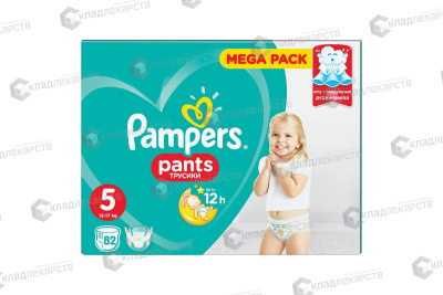 ПАМПЕРС ТРУСИКИ ДЖУНИОР /5/ 12-17КГ №82 фото в интернет-аптеке Склад Лекарств