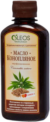 КОНОПЛЯНОЕ МАСЛО 200МЛ /ОЛЕОС/ фото в интернет-аптеке Склад Лекарств