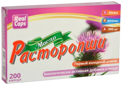 РАСТОРОПШИ МАСЛО КАПС 300МГ №200/РЕАЛКАПС/ фото в интернет-аптеке Склад Лекарств