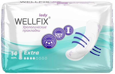 ВЕЛЛФИКС ПРОКЛАДКИ УРОЛОГИЧЕСКИЕ ЭКСТРА №14 фото в интернет-аптеке Склад Лекарств