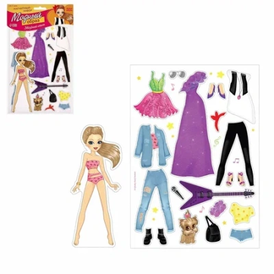 ИГРУШКА HAPPY VALLEY МАГНИТНЫЙ НАБОР ЗВЁЗДНЫЙ СТИЛЬ 27,8СМ Х15,5СМ 2738653 фото в интернет-аптеке Склад Лекарств