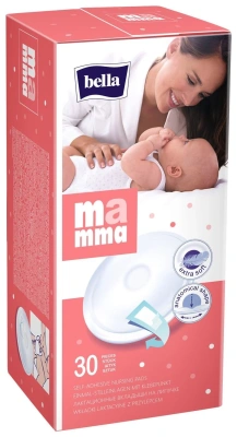 БЕЛЛА ВКЛАДЫШИ ЛАКТАЦИОННЫЕ МАММА НА ЛИПУЧКЕ №30 фото в интернет-аптеке Склад Лекарств