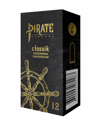 ПИРАТ ПРЕЗЕРВАТИВЫ КЛАССИЧЕСКИЕ ЛАТЕКС №12 фото в интернет-аптеке Склад Лекарств