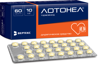 ЛОТОНЕЛ ТАБ 10МГ №60/ВЕРТЕКС/ фото в интернет-аптеке Склад Лекарств