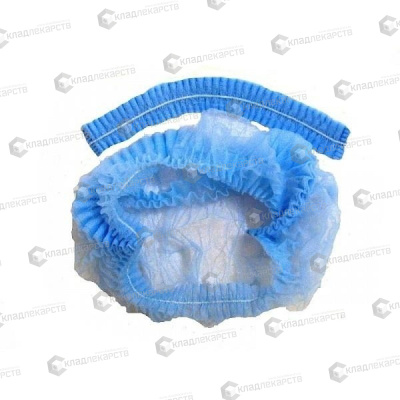 ШАПОЧКА-БЕРЕТ ШАРЛОТТА ОДНОРАЗОВАЯ БЕЛАЯ №25 фото в интернет-аптеке Склад Лекарств