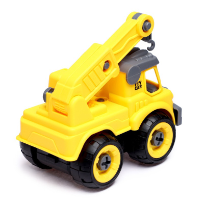 ИГРУШКА КОНСТРУКТОР ВИНТОВОЙ "МАШИНА С КРАНОМ", С ОТВЕРТКОЙ 7016005 фото в интернет-аптеке Склад Лекарств