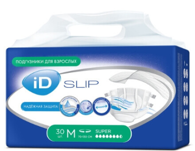 АЙДИ ПОДГУЗНИКИ ДЛЯ ВЗР СЛИП СУПЕР M №30 Д фото в интернет-аптеке Склад Лекарств