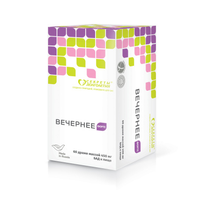 ВЕЧЕРНЕЕ ФОРТЕ ДР №60/ПАРАФАРМ/ фото в интернет-аптеке Склад Лекарств