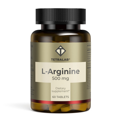 ТЕТРАЛАБ L-АРГИНИН 500МГ ТАБ МАССОЙ 824МГ №60 фото в интернет-аптеке Склад Лекарств
