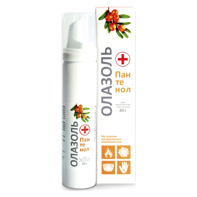 ОЛАЗОЛЬ+ПАНТЕНОЛ КРЕМ КОСМЕТИЧЕСКИЙ АЭРОЗОЛЬ 80Г фото в интернет-аптеке Склад Лекарств
