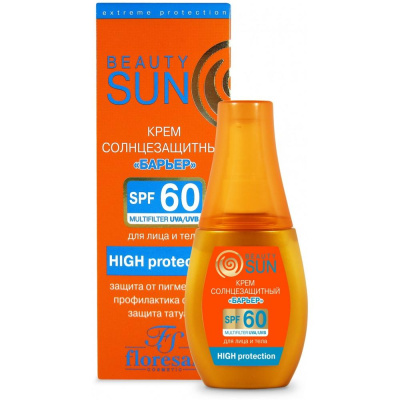 ФЛОРЕСАН BEAUTY SUN КРЕМ БАРЬЕР SPF 60 75 МЛ Ф-283 фото в интернет-аптеке Склад Лекарств