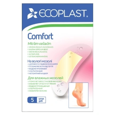 ЭКОПЛАСТ ПЛАСТЫРЬ ПРОТИВОМОЗОЛЬНЫЙ КОМФОРТ 70Х38ММ N5 фото в интернет-аптеке Склад Лекарств