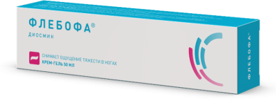 ФЛЕБОФА КРЕМ-ГЕЛЬ 50МЛ/АРГО-ФАРМ/ фото в интернет-аптеке Склад Лекарств