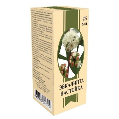 ЭВКАЛИПТА НАСТОЙКА 25МЛ/БЭГРИФ/ фото в интернет-аптеке Склад Лекарств