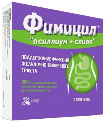 ФИМИЦИЛ ПСИЛЛИУМ+СЛИВА САШЕ ПОР Д/ПРИЕМА ВНУТРЬ ПО 5Г №12 фото в интернет-аптеке Склад Лекарств