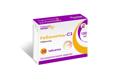 РЕБАМИПИД ТАБ П/О 100МГ №30/СЕВЕРНАЯ ЗВЕЗДА/ фото в интернет-аптеке Склад Лекарств