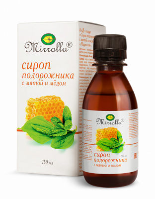 ПОДОРОЖНИКА СИРОП Д/ДЕТЕЙ 3+ 150МЛ /МИРРОЛЛА/ фото в интернет-аптеке Склад Лекарств