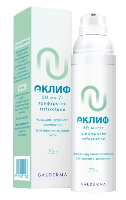 АКЛИФ КРЕМ 50МКГ/Г ФЛ 75Г/ГАЛДЕРМА/ фото в интернет-аптеке Склад Лекарств