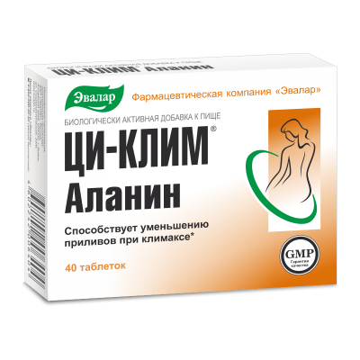 ЦИ-КЛИМ АЛАНИН ТАБ 400МГ №40/ЭВАЛАР/ фото в интернет-аптеке Склад Лекарств