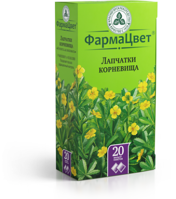 ЛАПЧАТКИ КОРНЕВИЩА Ф/П 2,5Г №20/КРАСНОГОРСКЛЕКСРЕДСТВА/ фото в интернет-аптеке Склад Лекарств