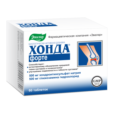 ХОНДА ФОРТЕ ТАБ 1,3Г №60/ЭВАЛАР/ фото в интернет-аптеке Склад Лекарств