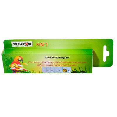 ТАБЛЕТНИЦА ТАБЛЕТОН МИНИ 7 НА 7 ДНЕЙ/1 ПРИЕМ фото в интернет-аптеке Склад Лекарств