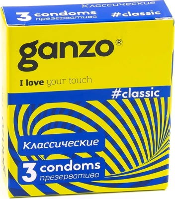 ПРЕЗЕРВАТИВЫ ГАНЗО КЛАССИЧЕСКИЕ №3 фото в интернет-аптеке Склад Лекарств