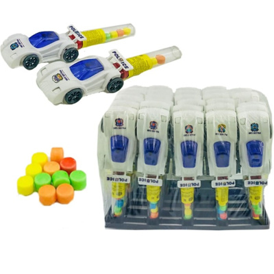 САХАРНОЕ ДРАЖЕ В ТУБЕ С ИГРУШКОЙ ПОЛИЦЕЙСКАЯ МАШИНА 2Г №30 Д фото в интернет-аптеке Склад Лекарств