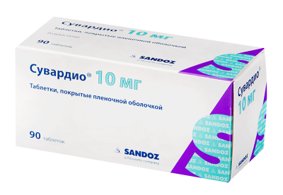 СУВАРДИО ТАБ П/О 10МГ №90 фото в интернет-аптеке Склад Лекарств