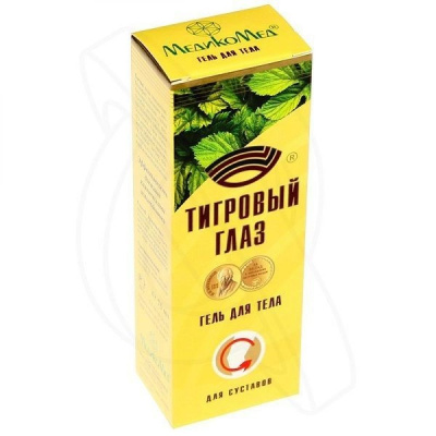 ТИГРОВЫЙ ГЛАЗ ГЕЛЬ Д/ТЕЛА БИШОФИТ 75МЛ фото в интернет-аптеке Склад Лекарств