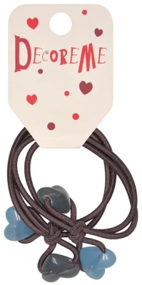 РЕЗИНКА ДЛЯ ВОЛОС ГОЛУБЫЕ СЕРДЕЧКИ 1ВИД 2-712/164 2ШТ фото в интернет-аптеке Склад Лекарств