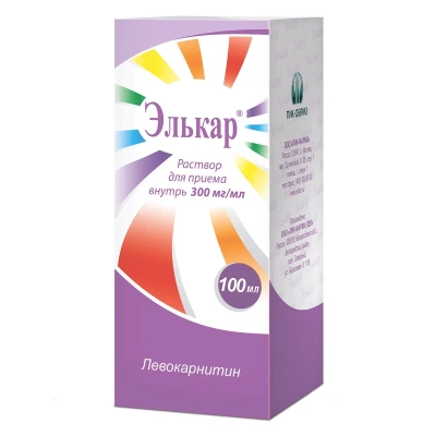 ЭЛЬКАР Р-Р ВНУТРЬ 300МГ/МЛ 100МЛ/ПИК-ФАРМА/ фото в интернет-аптеке Склад Лекарств