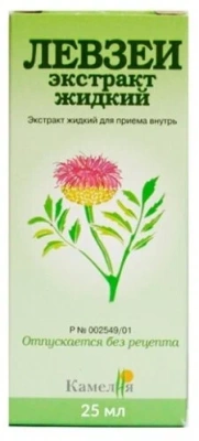 ЛЕВЗЕИ ЭКСТРАКТ ЖИДКИЙ 25МЛ фото в интернет-аптеке Склад Лекарств