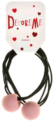 РЕЗИНКА ДЛЯ ВОЛОС МАТОВАЯ ПАРОЧКА 8 ЦВЕТОВ 2-712/61 2ШТ фото в интернет-аптеке Склад Лекарств