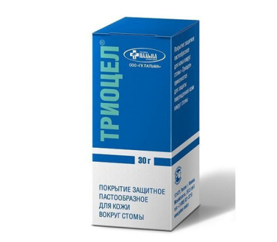 ТРИОЦЕЛ ПОКРЫТИЕ ЗАЩИТН ПАСТООБРАЗНОЕ Д/КОЖИ ВОКРУГ СТОМЫ 30Г фото в интернет-аптеке Склад Лекарств