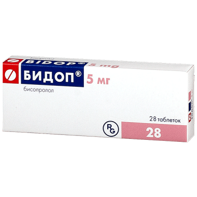 БИДОП ТАБ 5МГ №28 фото в интернет-аптеке Склад Лекарств