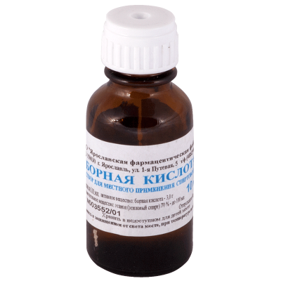 БОРНАЯ КИСЛОТА Р-Р СПИРТ 3% 10МЛ/ЯРОСЛАВСКАЯ/ фото в интернет-аптеке Склад Лекарств